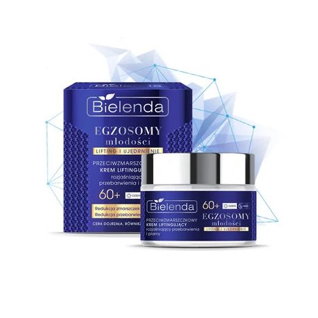 BIELENDA - EXOSOMES OF YOUTH - Ránctalanító, halványító lifting krém 60+, nappali/éjszakai, 50 ml