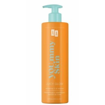   AA YOUmmy Skin Juicy Glow: Bőrszínjavító és hidratáló hatású testápoló balzsam C-vitaminnal 400 ml