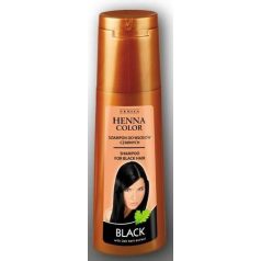 Henna color hajsampon gyógynövényes fekete hajra 250 ml