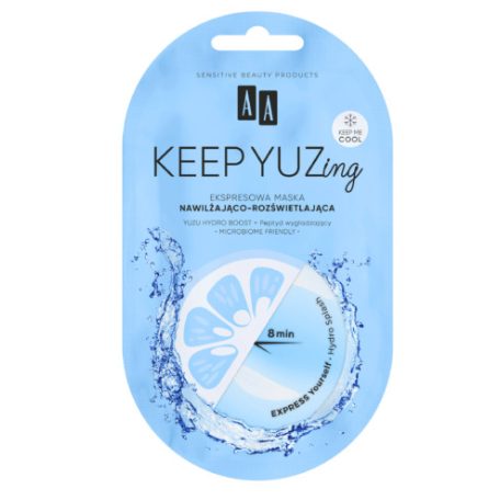 AA KEEP YUZING Expressz hidratáló és bőrszínjavító hatású krémpakolás 7 ml