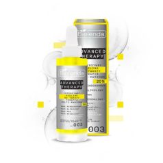   BIELENDA - ADVANCED THERAPY - Intenzív hatású multi-savas arcpeeling 20%, kombinált, zsíros, érzékeny bőrre, 30 ml