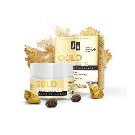 AA GOLD & TRUFFLE - Prestige Essence - Mélyregeneráló hatású krém-esszencia 65+, 50 ml