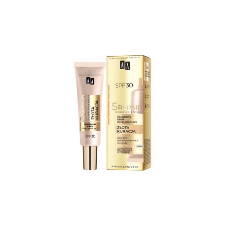 AA 5 REPAIR - GOLDEN TREATMENT - Bőrfiatalító fényvédő krém SPF 30, 50 ml