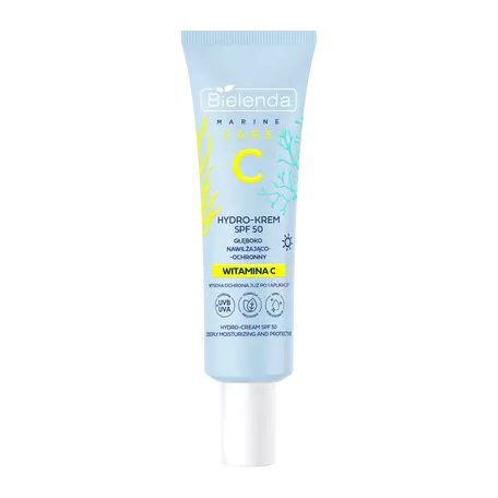 Bielenda MARINE CARE C: Mélyhidratáló és védő hatású hidro-krém SPF 50, 40 ml