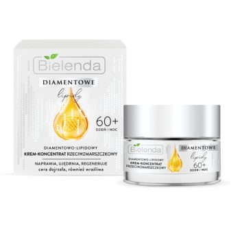   BIELENDA - Diamond Lipids: 60+ Ránctalanító hatású krém-koncentrátum fügekaktusz olajjal 50 ml