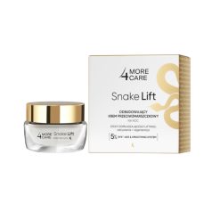   More4Care Snake Lift - Újjáépítő és ránctalanító hatású éjszakai arckrém 50 ml