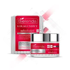   BIELENDA - COLLAGEN YOUTH STIMULATOR 40+ Feszesítő és világosító ránctalanító nappali/éjszakai arckrém, 50 ml