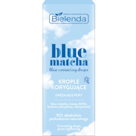 BIELENDA - Blue Matcha - Blue Correcting Drops - Pórusösszehúzó hatású szérum 30 ml
