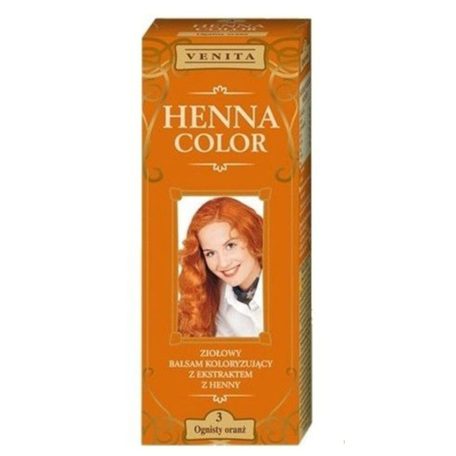 Henna color hajfesték 3 tűznarancs 75 ml