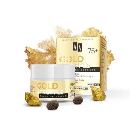 AA GOLD & TRUFFLE - Prestige Essence - Regeneráló és lifting hatású krém-esszencia 75+, 50 ml
