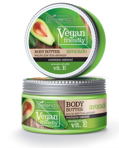BIELENDA VEGAN FRIENDLY - avokádó tápláló hatású testápoló vaj 250 ml