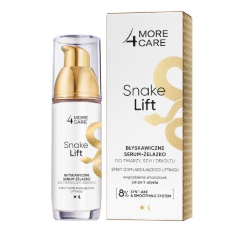 More4Care Snake Lift - Azonnali bőrfiatalító és feszesítő hatású gél-szérum 35 ml