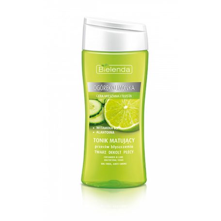 Bielenda uborka lime mattító tonik 200ml