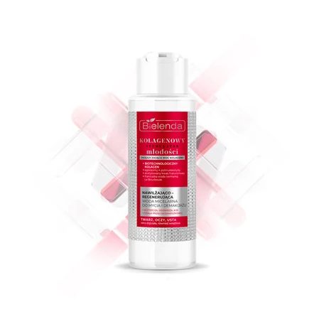 BIELENDA - COLLAGEN YOUTH STIMULATOR - Hidratáló és regeneráló micellás víz, 400 ml