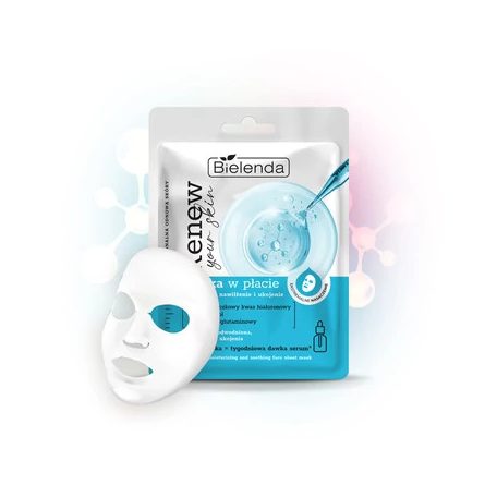 BIELENDA - RENEW YOUR SKIN - Intenzív hidratáló és nyugtató hatású fátyolmaszk, 1 db