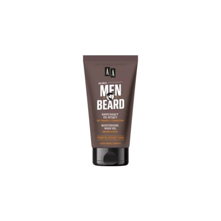 AA MEN BEARD: Hidratáló hatású szakáll- és arctisztító gél 150 ml