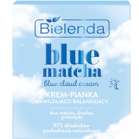 BIELENDA - Blue Matcha - Blue Cloud Cream - Hidratáló hatású krém-hab 50 ml