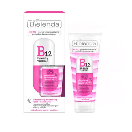 Bielenda B12 Beauty Vitamin Kétfázisú vitamin krém-szérum 45 g