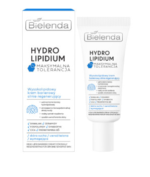 Bielenda Hydro Lipidum Intenzív regeneráló hatású lipidekben gazdag arckrém 50 ml