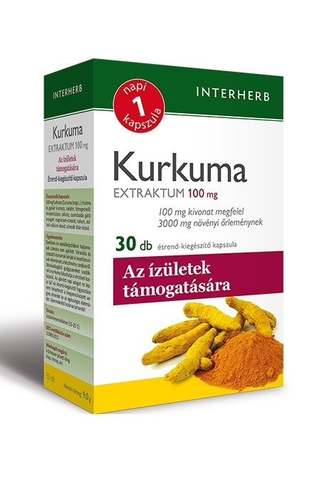 Napi1 KURKUMA Extraktum 100 mg kapszula - Az ízületek támogatására