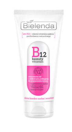 Bielenda B12 Beauty Vitamin Arclemosó gél-peeling vitaminokkal 150 ml