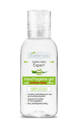 BIELENDA CLEAN SKIN EXPERT: Antibakteriális hatású kéztisztító - fertőtlenítő gél 50 ml