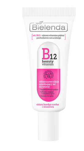Bielenda B12 Beauty Vitamin Intenzív hidratáló hatású arcápoló gél 50 ml